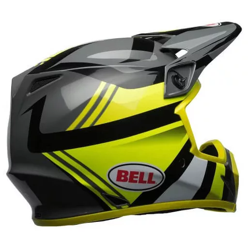 BELL MX-9 MIPS Marauder fényes neonzöld-szürke cross bukósisak