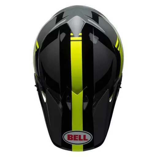 BELL MX-9 MIPS Marauder fényes neonzöld-szürke cross bukósisak