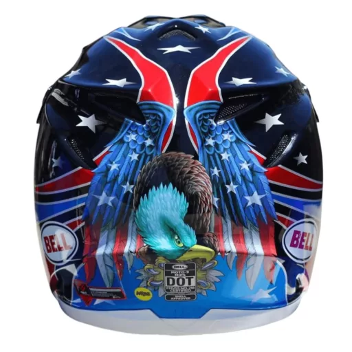 BELL MOTO-9 MIPS Fasthouse fényes fehér-fekete cross bukósisak