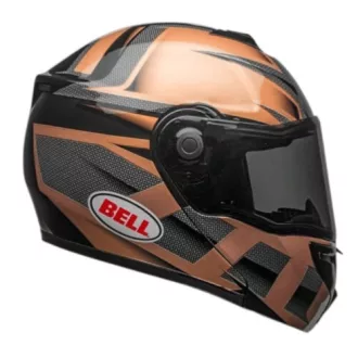   BELL SRT Modular Predator felnyitható állú fényes bronz-fekete bukósisak beépített napszemüveggel