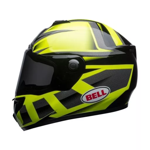 BELL SRT Modular Predator felnyitható állú fényes neonzöld-szürke bukósisak beépített napszemüveggel