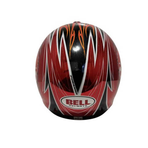 Bell Cannibal piros cross bukósisak