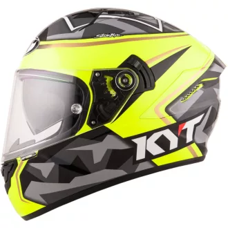   KYT NF-R Espargaro Replica neonzöld-fekete speed bukósisak beépített napszemüveggel