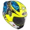KYT Thunderflash Aleix Espargaro neonzöld-kék speed bukósisak 