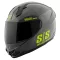 SPEED and STRENGTH SS1400 Twist Fate fekete-karbon-neonzöld speed bukósisak 