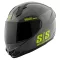 SPEED and STRENGTH SS1400 Twist Fate fekete-karbon-neonzöld speed bukósisak 
