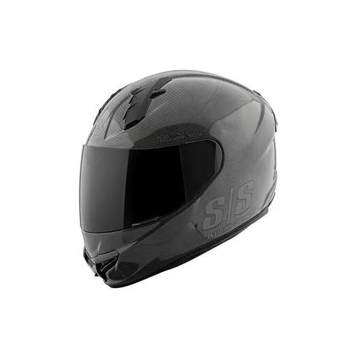 SPEED and STRENGTH SS1400 Twist Fate fekete-karbon speed bukósisak 