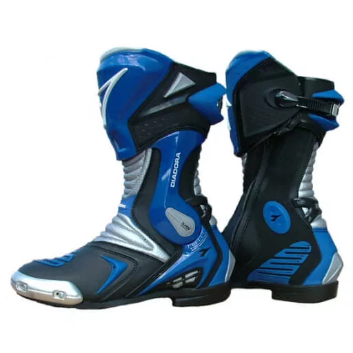 DIADORA X-TREME fekete-kék speed motoros csizma