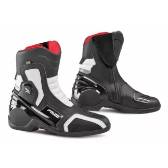  FALCO Axis 2.1 motoros csizma – fekete-fehér, vízálló, túra/utcai, 42