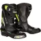 SPADA Curve Evo sport motoros csizma – fekete/neonzöld, verseny stílusú, protektoros motoros csizma, EU 45