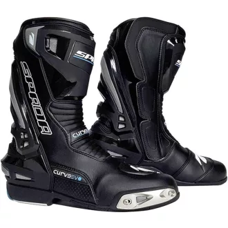   SPADA Curve Evo sport motoros csizma – fekete/szürke, verseny stílusú, protektoros motoros csizma, EU 41