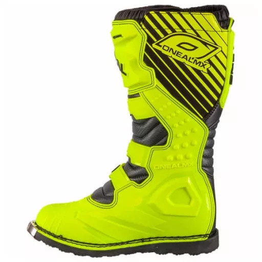 O'NEAL Rider motocross csizma – neonzöld/fekete cross-enduro motoros csizma, EU 47