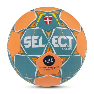   SELECT Mundo EHF kézilabda – kézzel varrott edzőlabda, méret 3, narancssárga