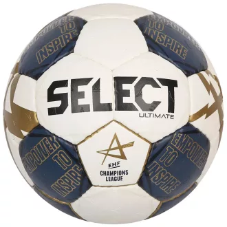   SELECT Ultimate EHF Champions League kézilabda – kézzel varrott mérkőzéslabda, méret 2, fehér-kék-arany