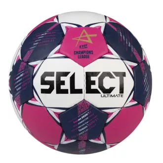   SELECT Ultimate EHF Champions League kézilabda – kézzel varrott mérkőzéslabda, méret 2, rózsaszín-kék-fehér