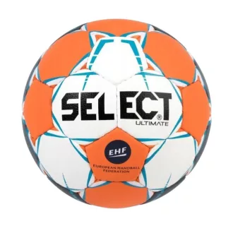   SELECT Ultimate EHF Champions League kézilabda – kézzel varrott mérkőzéslabda, méret 2, narancssárga-fehér-kék