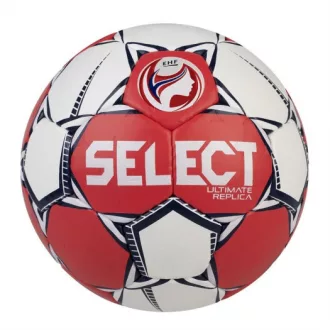   SELECT Ultimate Replica EHF Champions League kézilabda – kézzel varrott edzőlabda, méret 2, piros-fehér