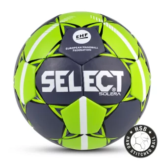   SELECT Solera EHF kézilabda – EHF kézilabda – kézzel varrott edzőlabda, méret 2, kék-zöld