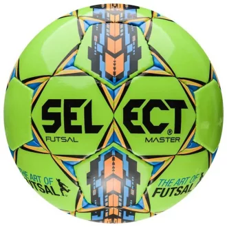   SELECT Futsal Master IMS futsal labda – kézzel varrott mérkőzés- és edzőlabda, méret 4, neonzöld