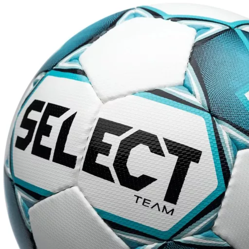 SELECT Team focilabda – kézzel varrott edzőlabda, méret 3, gyerek / utánpótlás, fehér-kék-fekete