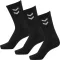 Hummel 3-pack basic zokni – 3 pár, fekete, méret 32-35
