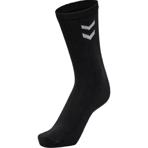 Hummel 3-pack basic zokni – 3 pár, fekete, méret 46-48