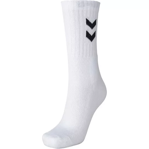Hummel 3-pack basic zokni – 3 pár, fehér, méret 46-48