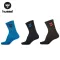 Hummel basic 3-pack zokni – 3 pár, többszínű (türkizkék/fekete/sötétkék), méret 32-35