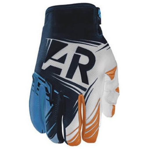 ANSWER RACING ALPHA kék-narancs cross kesztyű – motoros / MTB / roller