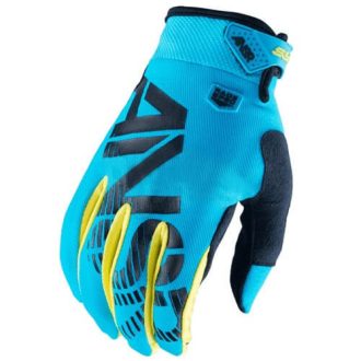   ANSWER RACING SYNC MX aqua-citrom cross kesztyű – motoros / MTB / roller