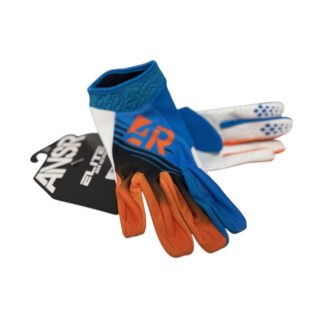   ANSWER RACING ALPHA kék-narancs cross kesztyű – motoros / MTB / roller