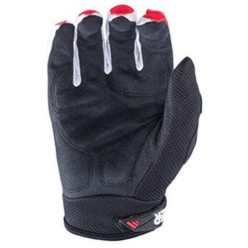 ANSWER RACING SYNC fekete-fehér-piros cross kesztyű – motoros / MTB / roller